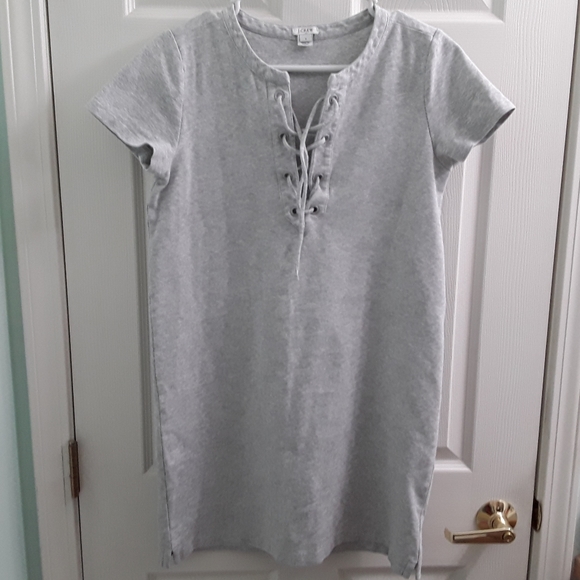 J Crew Lace Up Shirt Dress - Picture 6 of 8